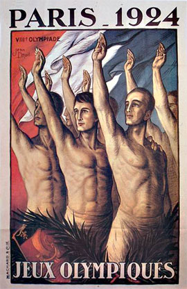 Colombes affiche des Jeux 