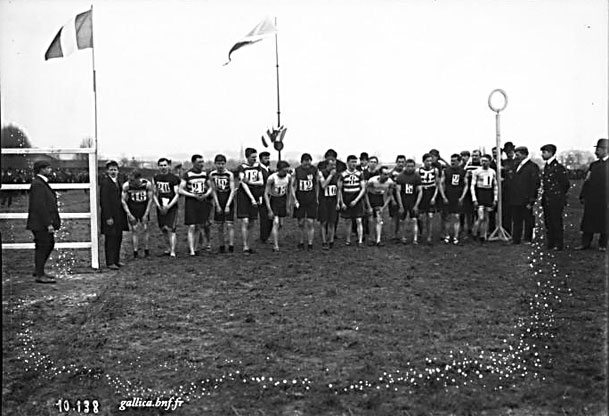 Colombes inauguration du stade  du MATIN