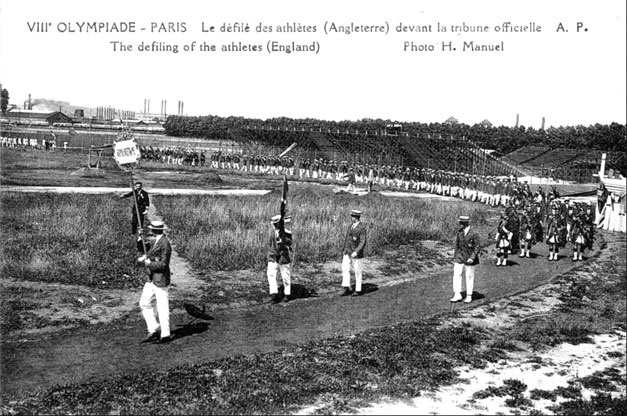 Colombes Défilé de la Grande Bretagne 1924.