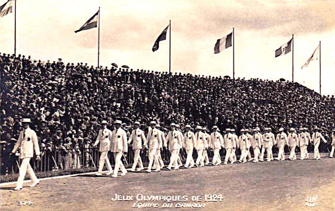 Colombes Défilé du Canada 1924