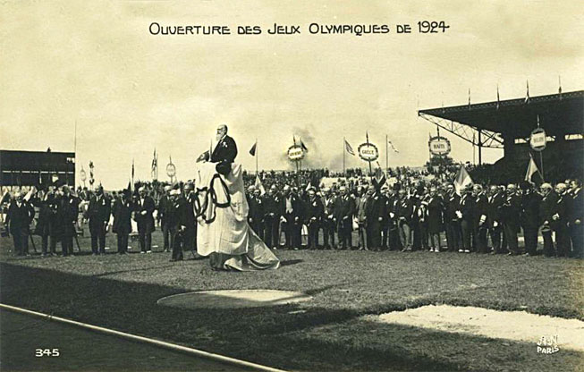 Colombes discours du Comte de Clary  1924