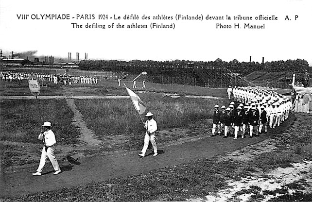 Colombes Défilé de la Finlande 1924