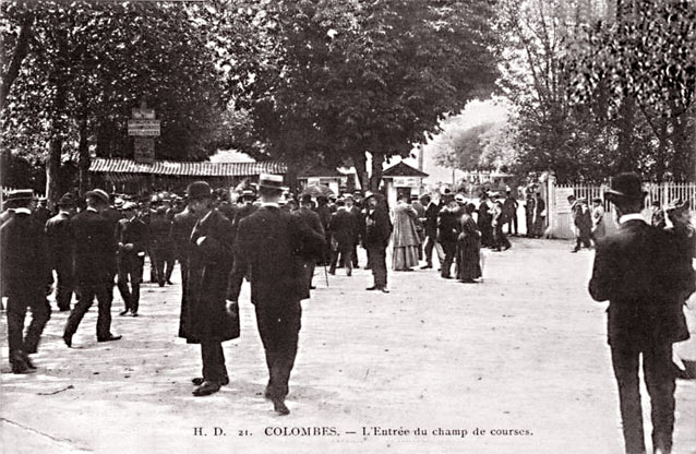 Colombes jour des  courses