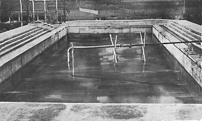 Colombes La piscine du stade en construction