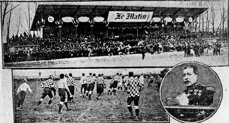 Colombes inauguration du stade  du MATIN