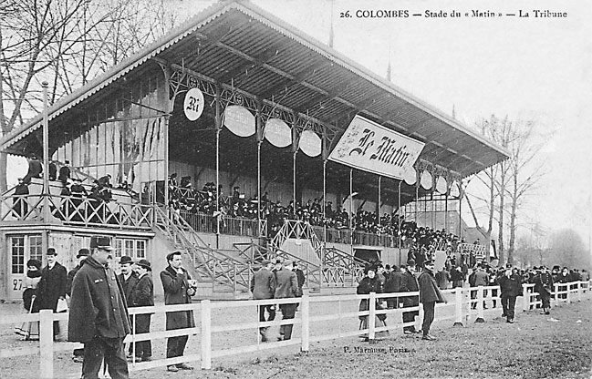 Colombes stade du Matin: la tribune d'honneur