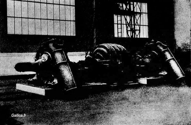 2 premiers groupes électriques de l'usine B 1911