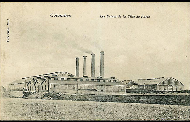 Les usines vue du bd d'Achères