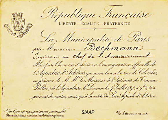 Inauguration du pont neuf