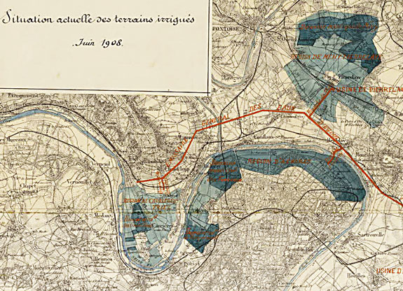 Carte des épandages